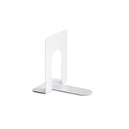 Reggilibri turikan 2 pz. bianco in metallo art.7250 [7250b]