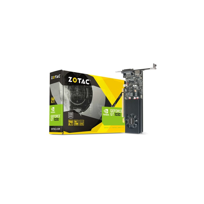 scheda video nvidia zotac gt 1030 2gb gddr5 hdcp hdmi dvi-d [zt-p10300a-10l]