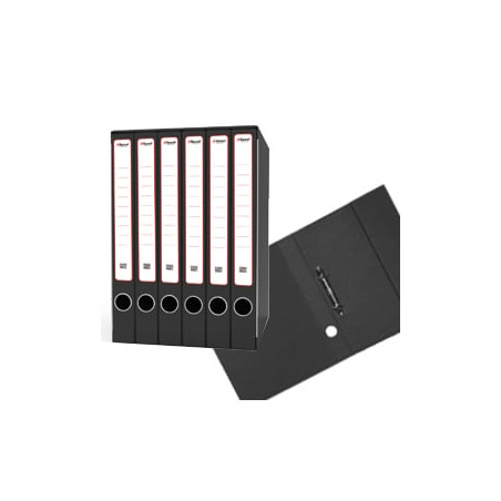 gruppo raccoglitori km sestetto ad anelli 25.5x34.5cm, dorso 23 cm