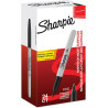 pennarelli neri indelebili sharpie confezione da 24 (20+4gratis)