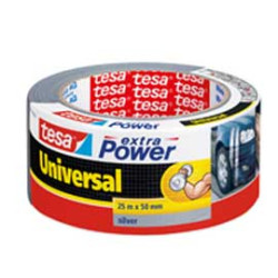 Nastro adesivo tesa 25mtx50mm grigio extra power universal [56388-00000-12]