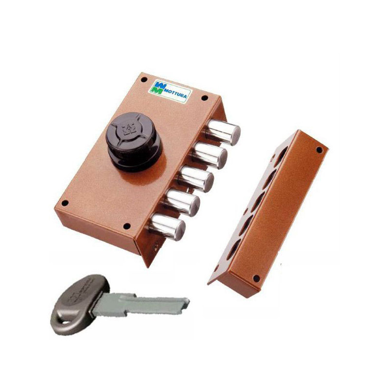 serrature mottura 5 pistoni marrone [30407vd5a]