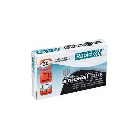 Punti cucitrice rapid 2000 punti 21/4 (6/4) zincati [24867500]