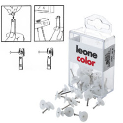 Appendicartello leone 20 pz. ganci blitz con spilli [apgb]