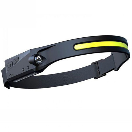 lampada frontale velamp bowie led ricaricabile 2in1 con sensore di