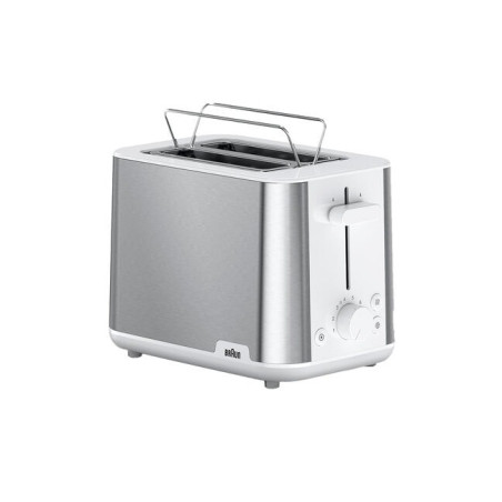 tostapane braun ht 1510 2/900 w acciaio inossidabile/bianco
