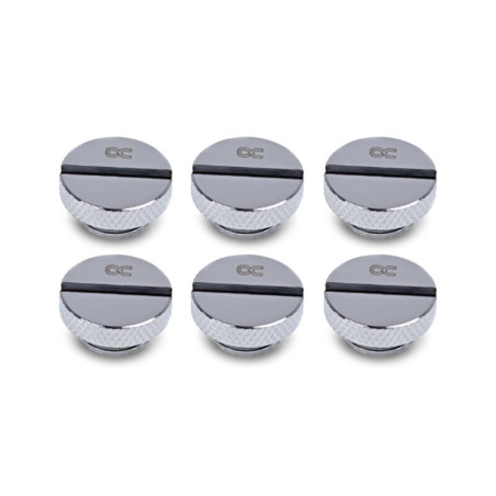 vite di bloccaggio alphacool ghiacciolo 18x9.5mm 6pz cromo [17623]