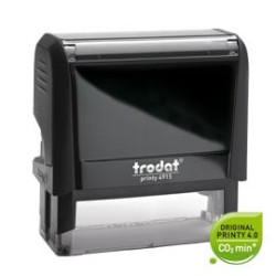 Timbro autoinchiostrante trodat printy 4915 4.0 70x25 ecoblack [tr3950]