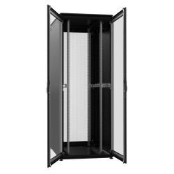 armadio rack techly 19'' 800x1000 42u doppia porta grigliata