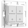 interruttore a muro shelly switch 4 bianco [206439]