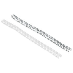 Confezione 100 dorsi metallici 12mm nero [ib165320]