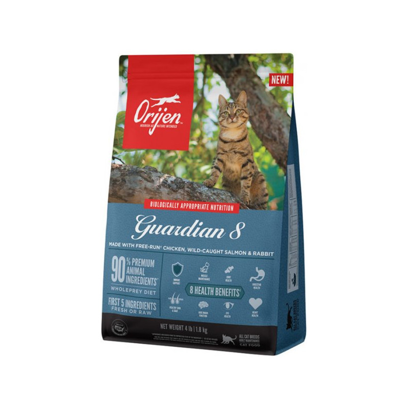 mangime secco orijen guardian 8 per gatti 1.8kg