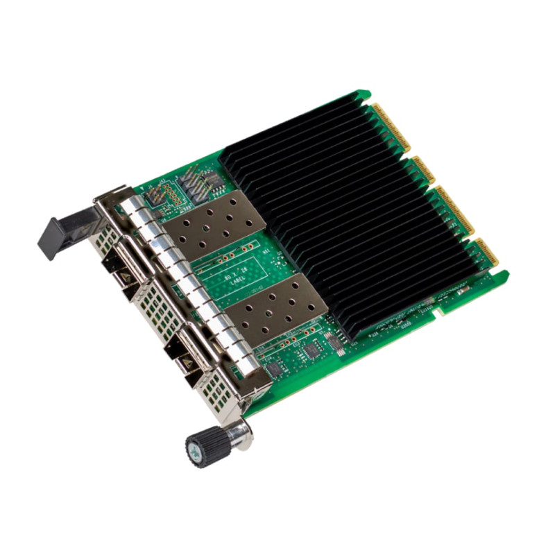 scheda di rete intel fibra interna 1000/10000/25000 mbit/s nero/verde/argento