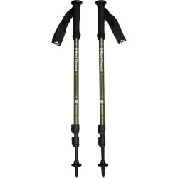 bastoncini trekking black diamond esploratore tre poli 130cm nero