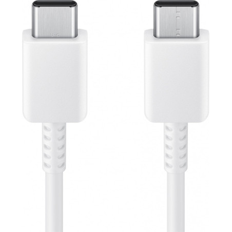 cavo dati samsung usb-c a usb-c 3a 25w 1m bianco [gp-tou021rfbww]