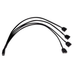 cavo splitter alphacool 18711 a y argb da 3pin a 4x3pin 30cm nero