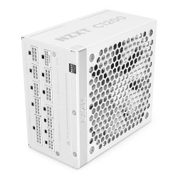 alimentatore 1200w nzxt c1200 80 plus gold atx 3.1 100-240v bianco