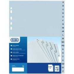 Divisori elba alfanumerici separex a/z maxi buste uni [400006685]