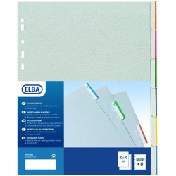 Divisori elba 12 pz. carta formato universale 22x30 [400006688]