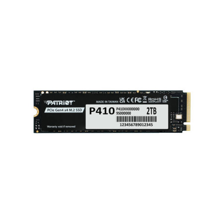 ssd 2tb patriot p410 m.2 pcie gen 4 x4 nero [p410p2tbm28h]