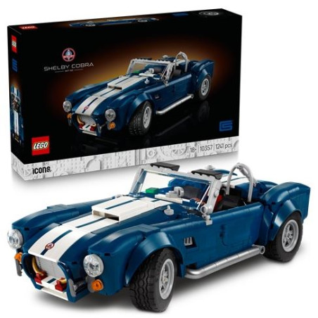 gioco da costruzione lego shelby cobra 427 s/c multicolore 1241pz