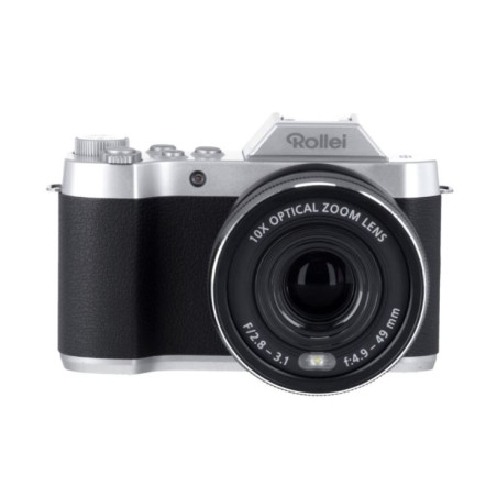 fotocamera rollei powerflex 10x retro nero [40530]