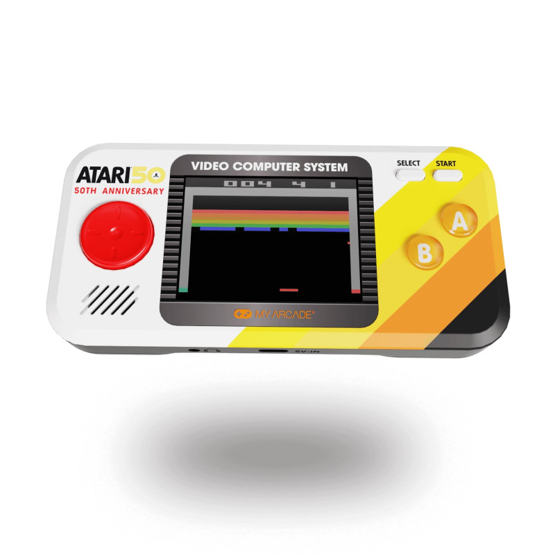 console my arcade atari pocket player pro 2.75" multicolore