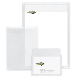 Buste trasparenti a u sei rota 25 pz. a sacco con patella 10x13,5cm