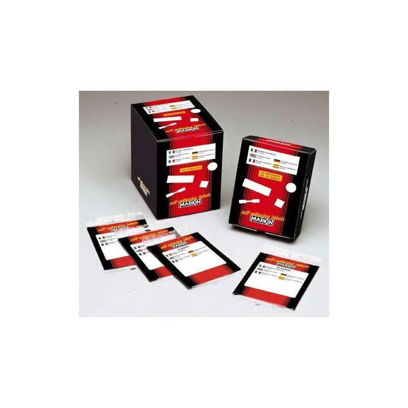 etichette markin adesive 100x46mm bianca (10 fogli x3 etichette/foglio
