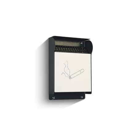 Posacenere metalplus da esterni per fissaggio a muro grigio [5400/1]