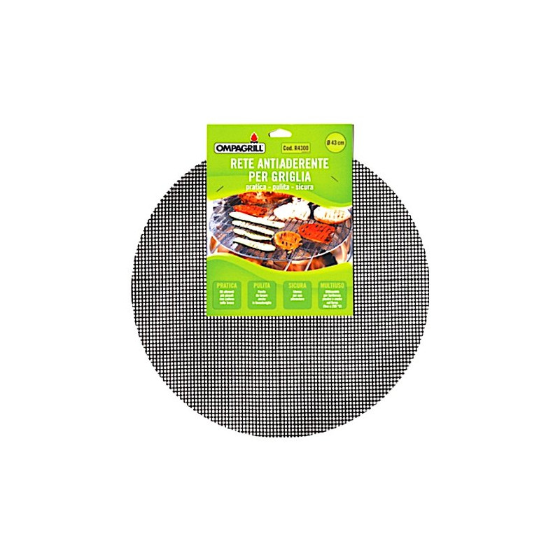 rete antiaderente ompagrill per griglia d.43 r4300