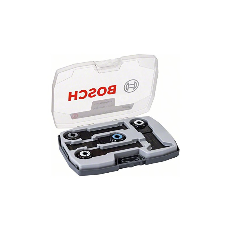 set lame bosch starlock best of heavy duty, 4 pezzi [2608664132]
