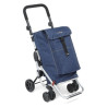 foppapedretti go up alluminio, nero, blu borsa trolley