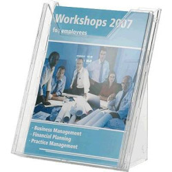 durable porta depliant 8578-19 trasparente 242 mm x 291 mm x