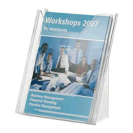 durable porta depliant 8578-19 trasparente 242 mm x 291 mm x