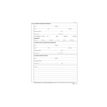 Registro edipro anagrafica condominiale 297x210mm 48 pagine [e2528]