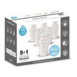 cartuccia filtro acqua dafi brita classic 5 + 1 bianco [00019]