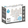 cartuccia filtro acqua dafi brita classic 5 + 1 bianco [00019]
