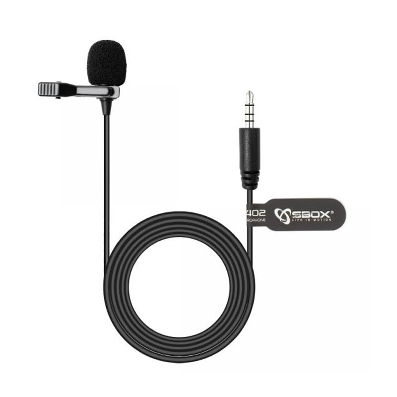 microfono sbox pm-402 con adattatore pc