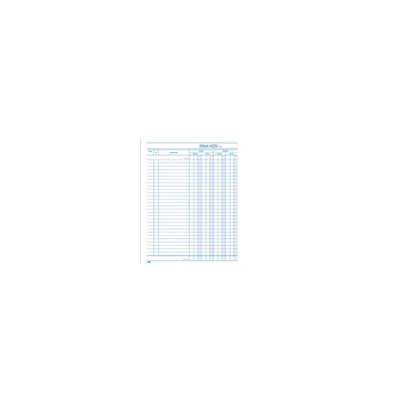 Blocco prima nota cassa bm 22x28cm 50 fogli x 2 copie ric. [0100430]