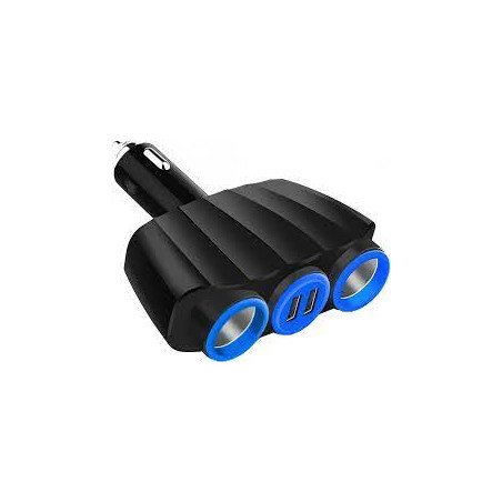 alimentatore da auto vakoss con ingressi usb [tp-3268k]