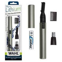 rifinitore wahl micro lithium per viso alluminio/nero [05640-1016]