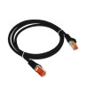 cavo di rete a-lan alantec patch f/utp cat.6 pvc 1.0m nero [kks6cza1.0]