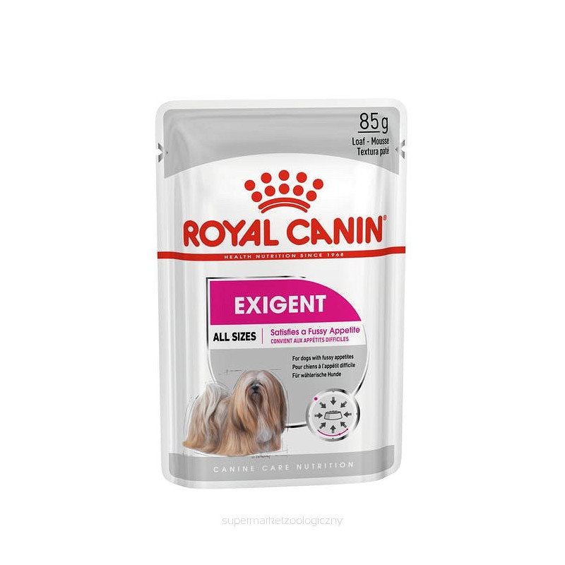magime royal canin ccn exigent cibo umido per cani 12x85g