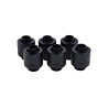 raccordo a compressione alphacool 13/10mm g1/4 6pz nero [17228]