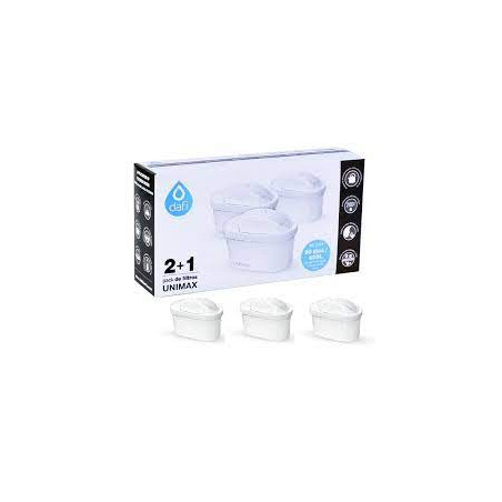 filtro acqua dafi unimax 3pz bianco [poz03231]