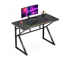 scrivania da gioco huzaro hero 1.6 nero [hz-hero 1.6 black]