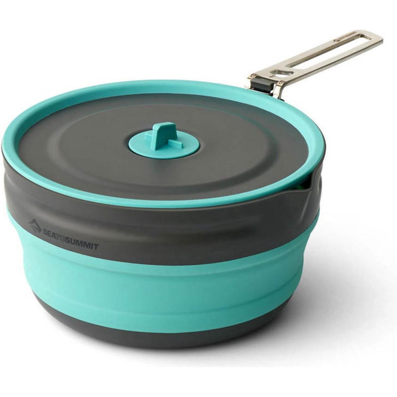 pentola sea to summit frontier pieghevole 2.2l verde/grigio [ack025021-390201]