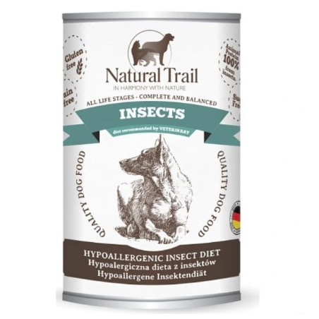 cibo umido per cani natural trail insetti monoproteico ipoallergenico