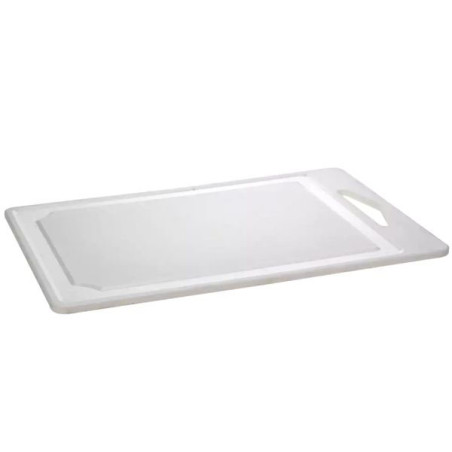 tagliere koopman in plastica 25x15cm bianco [170710500]